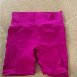 Women’s All in Motion High-Waist Fuchsia Womens Bike Shorts